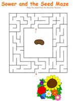 Sower and the seed printable activity sheets