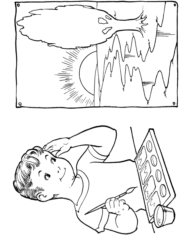 Bluebonkers boy coloring pages