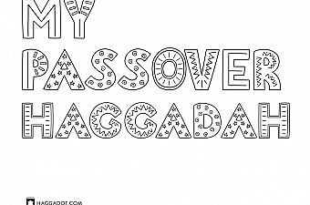 Coloring book haggadah passover haggadah by