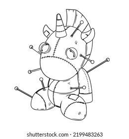 Creepy kawaii pastel goth coloring book vector art icons and graphics for free download