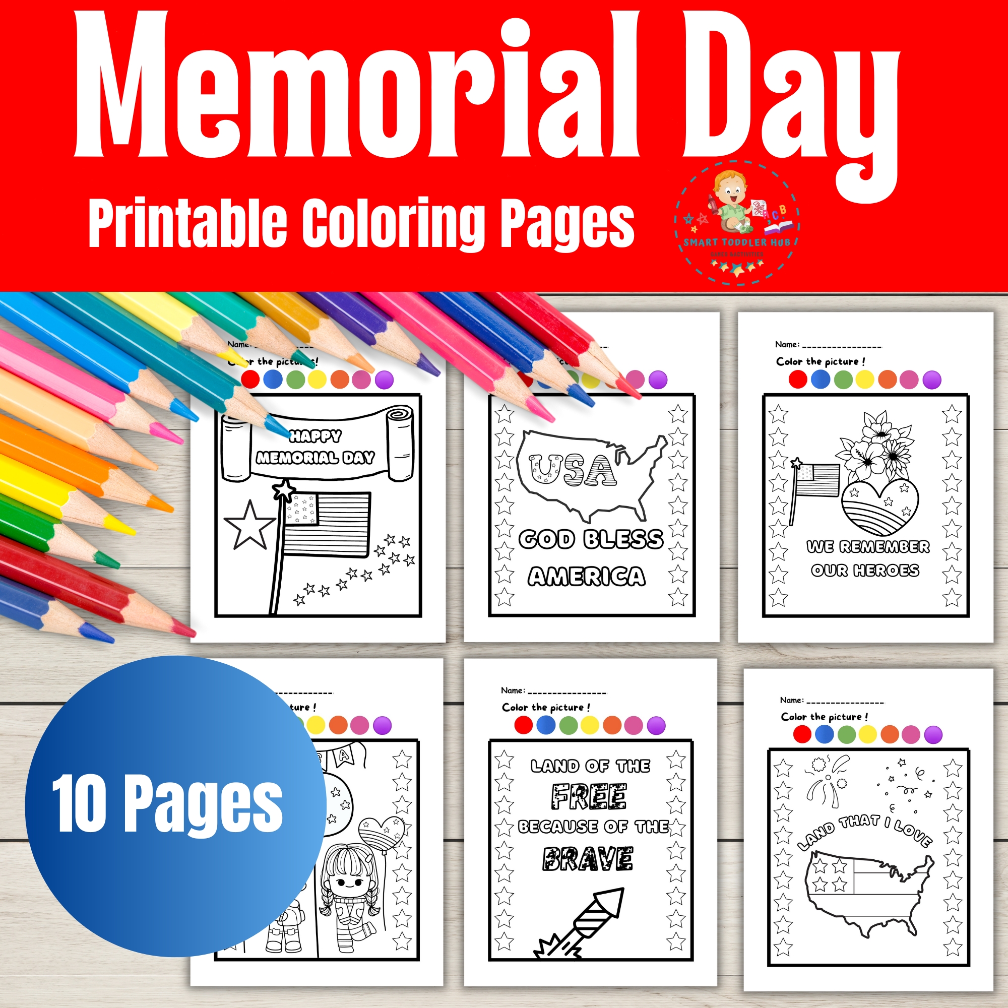 Memorial day coloring pages for kids patriotic designs to honor our military made by teachers