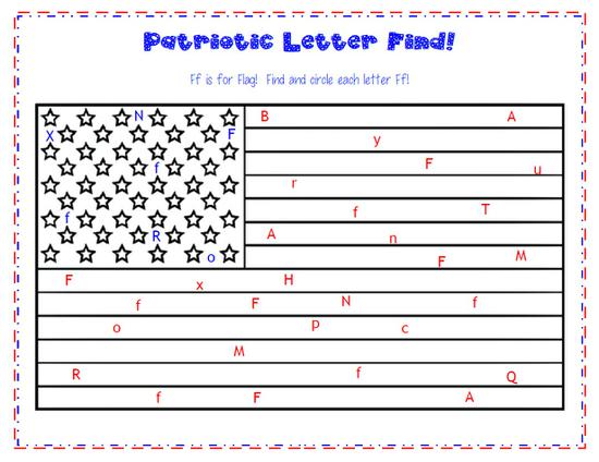 American flag coloring page