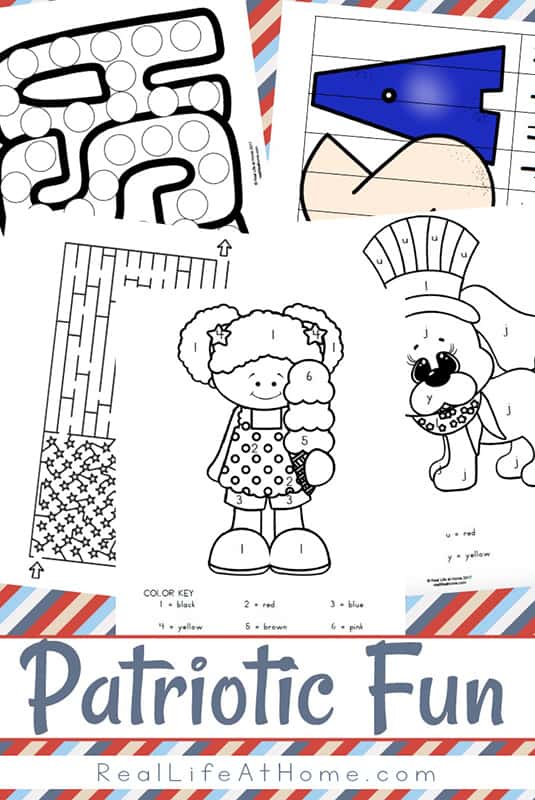 Patriotic printables packet printables perfect for th of july memorial day flag day and more