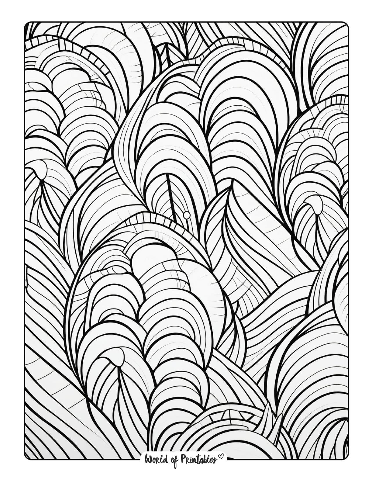 Pattern coloring pages