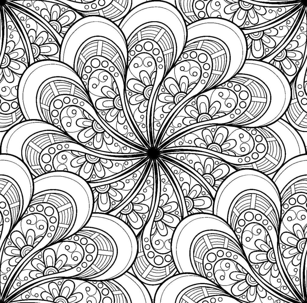 Pattern coloring pages printable coloring pages