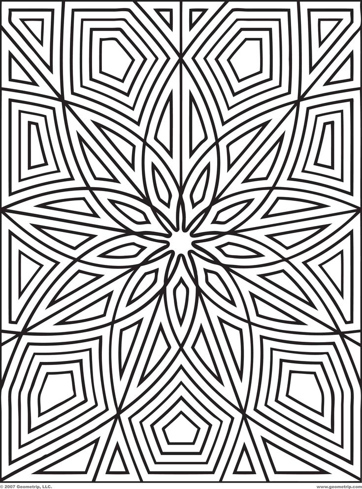 Luxury geometric pattern coloring pages for adults geometric geometric coloring pages shape coloring pages pattern coloring pages