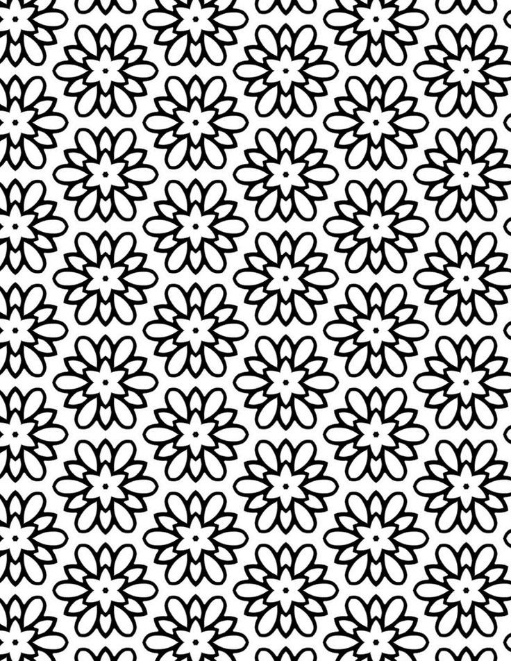 Pretty coloring sheet for adults â flower medallion pattern pattern coloring pages abstract coloring pages coloring pages
