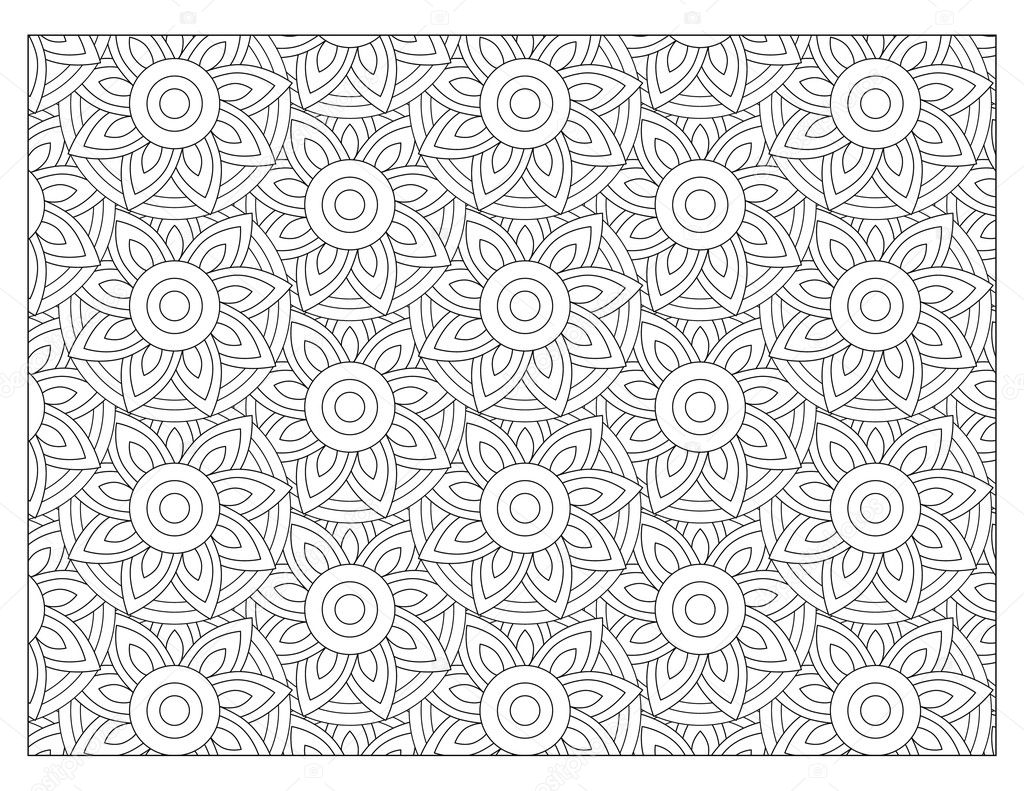 Pattern coloring page stock photo by smk
