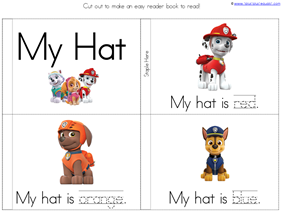 Free paw patrol kindergarten printables