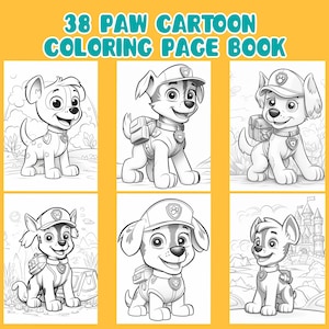 Paw patrol coloring