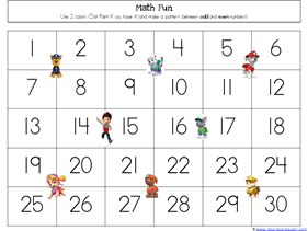 Free paw patrol kindergarten printables