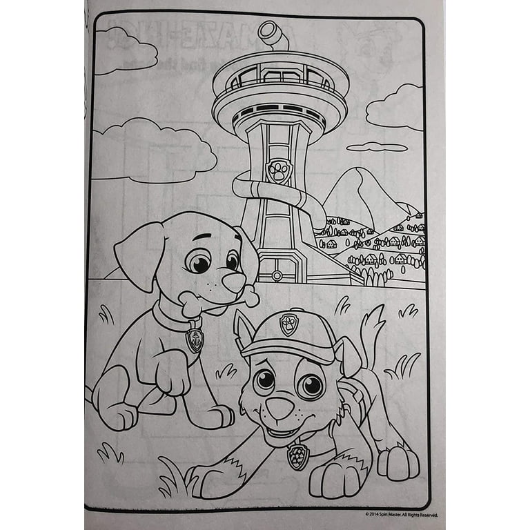 Bendon jumbo coloring activity bk paw patrol