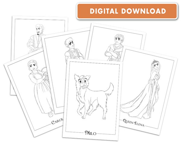 Promised land character colouring sheets printable â promised land store