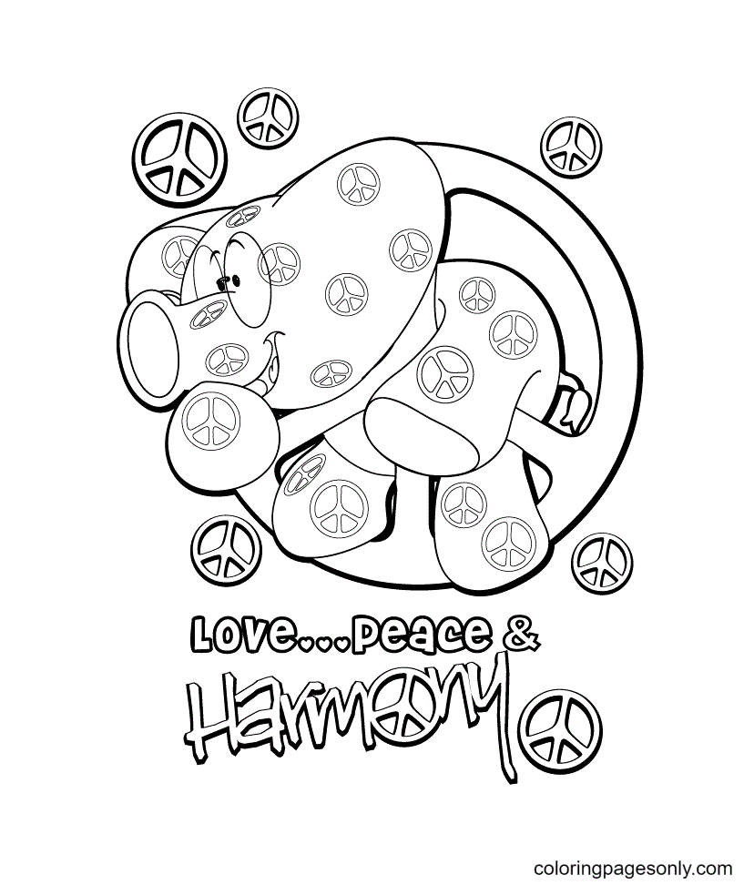 International day of peace coloring pages printable for free download