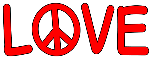 Peace sign love and peace symbol clipart templates â diy projects patterns monograms designs templates
