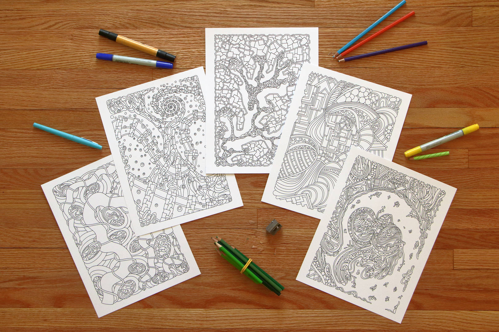 Wandering printable coloring pages