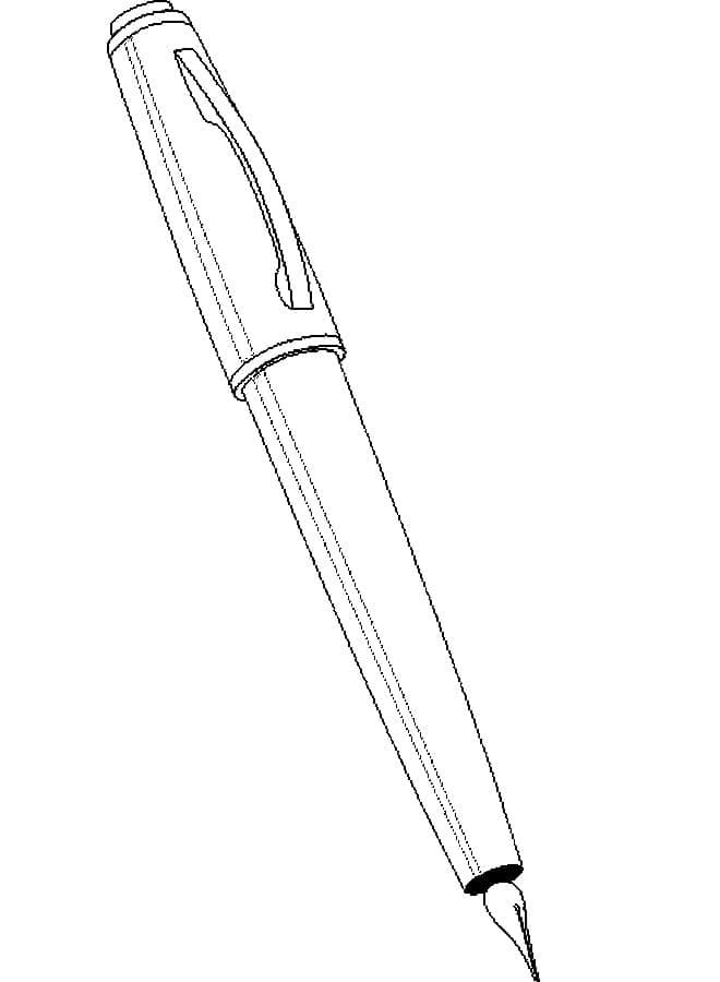 Pen coloring pages printable for free download