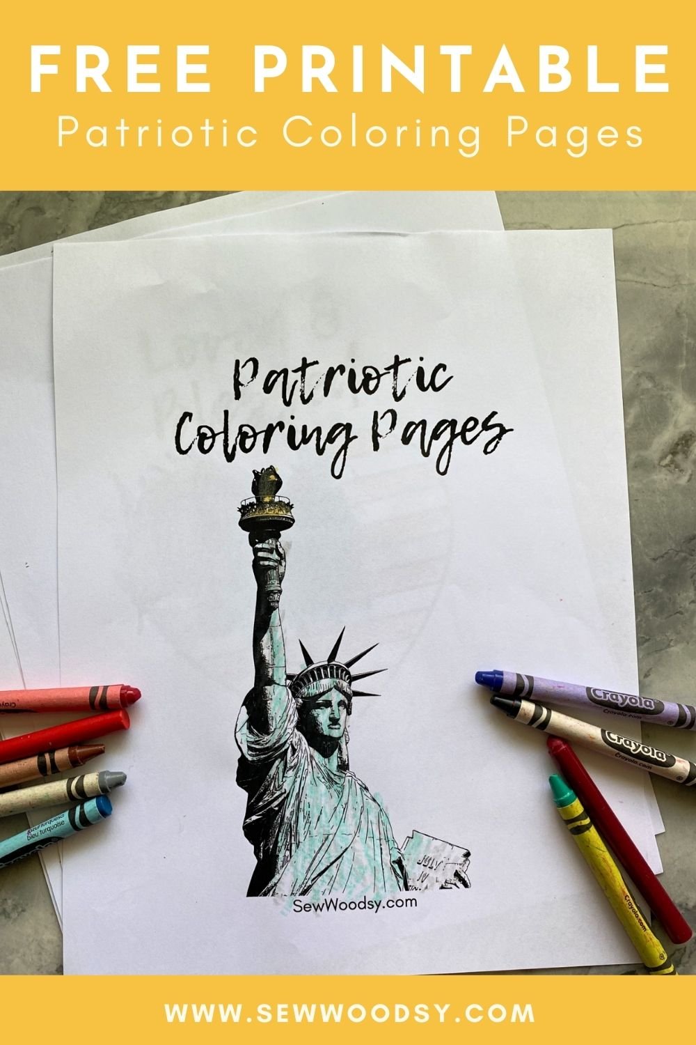 Patriotic coloring pages