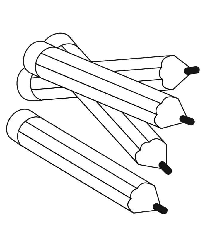 Pencil coloring pages printable for free download