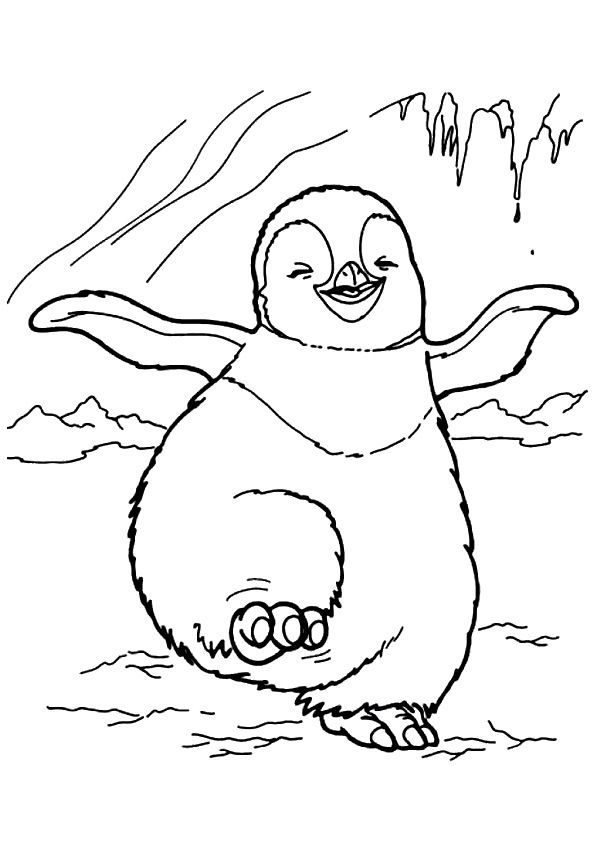 Happy feet animal coloring pages penguin coloring pages coloring pages