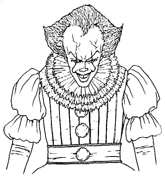 Pennywise coloring pages