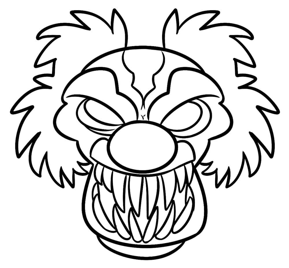 Pennywise coloring pages printable for free download