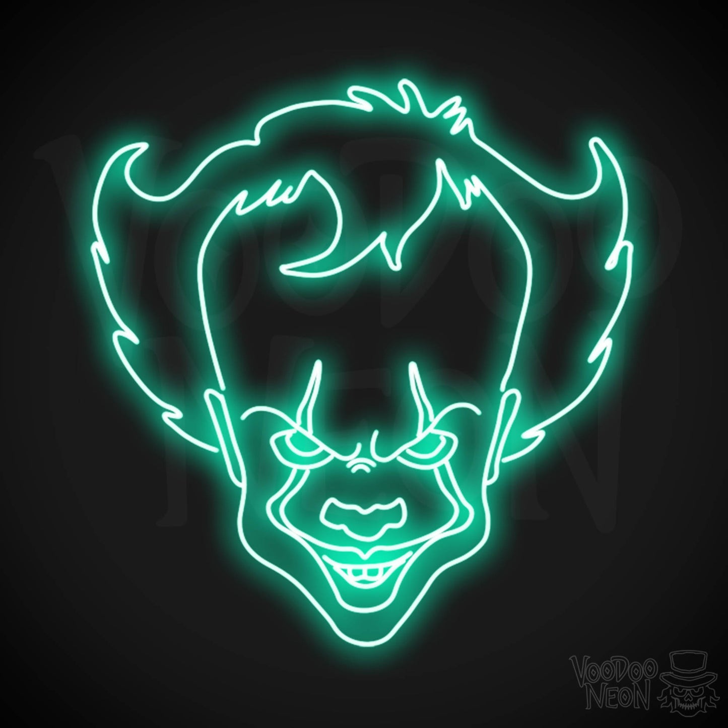Pennywise neon sign neon pennywise sign voodoo neon