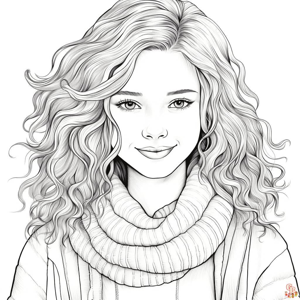 Printable person coloring pages free for kids and adults