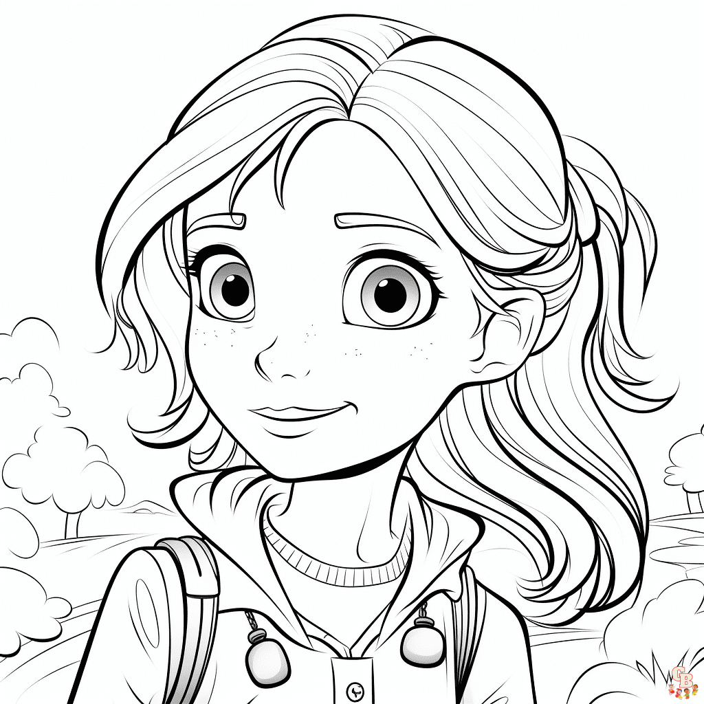 Printable person coloring pages free for kids and adults