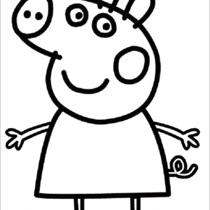 Peppa pig coloring pages printable for free download