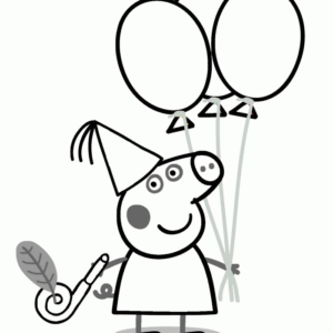 Peppa pig coloring pages printable for free download