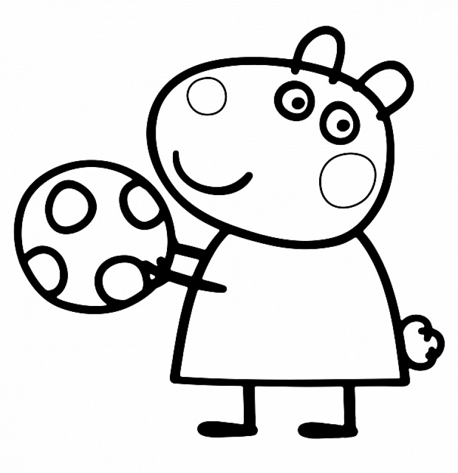 Get this printable peppa pig coloring pages