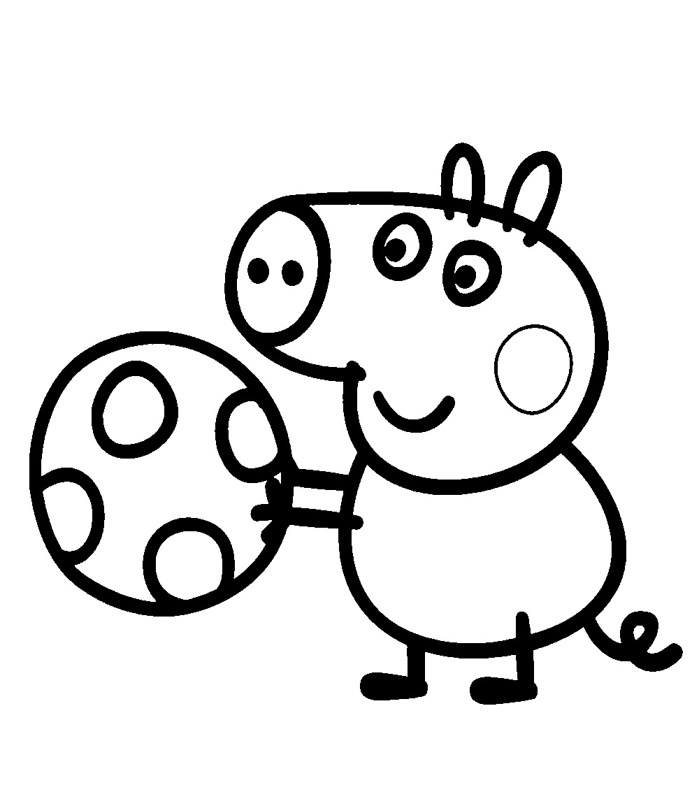 Peppa pig cartoons â free printable coloring pages