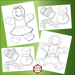 Christmas coloring pages free printable