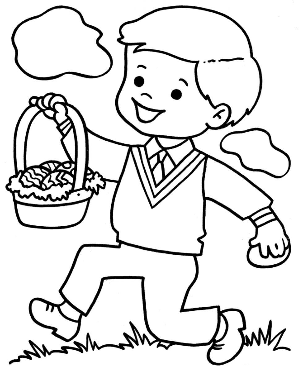 Free printable boy coloring pages for kids