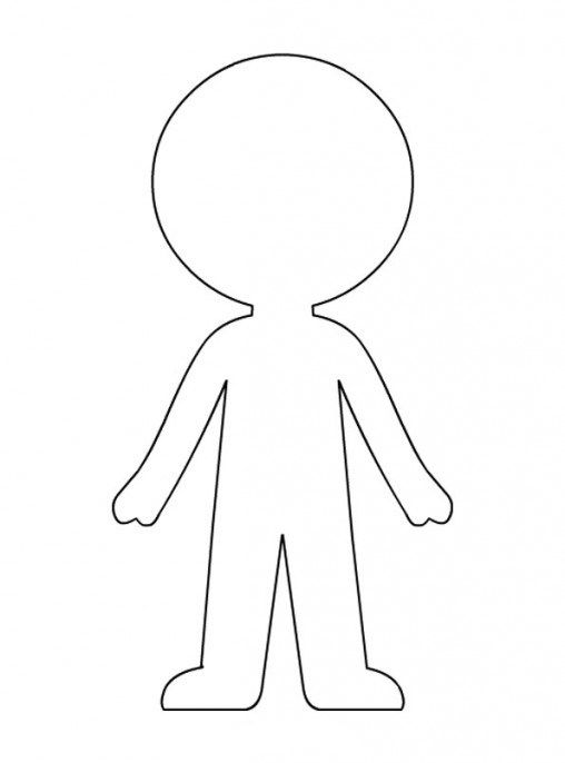 Paper doll template