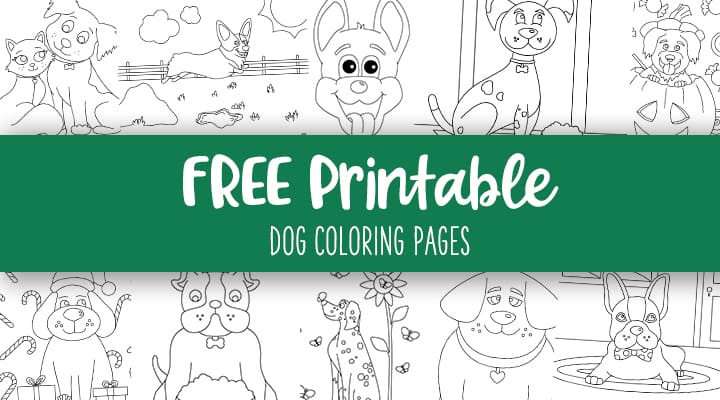 Dog coloring pages
