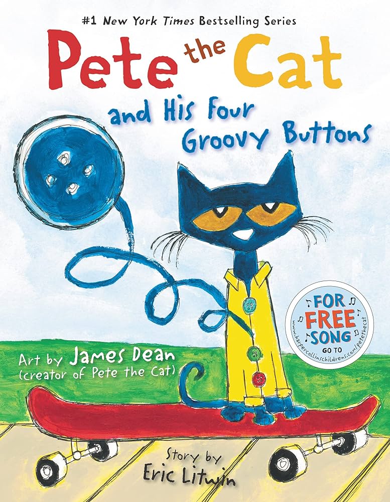 Pete the cat and his four groovy buttons dean james litwin eric books