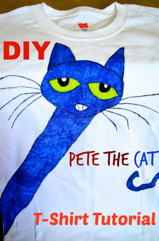 How to make your own diy pete the cat t