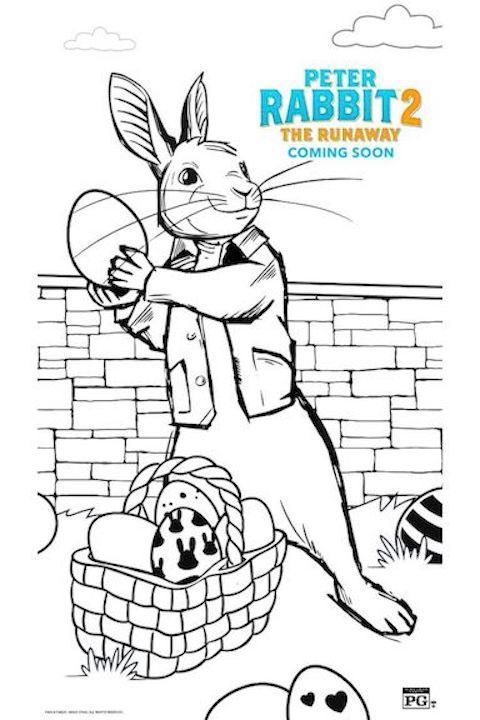 Free printable peter rabbit easter coloring pages activity sheets easter coloring pages peter rabbit rabbit colors