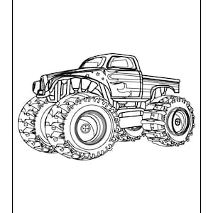 Semi truck coloring