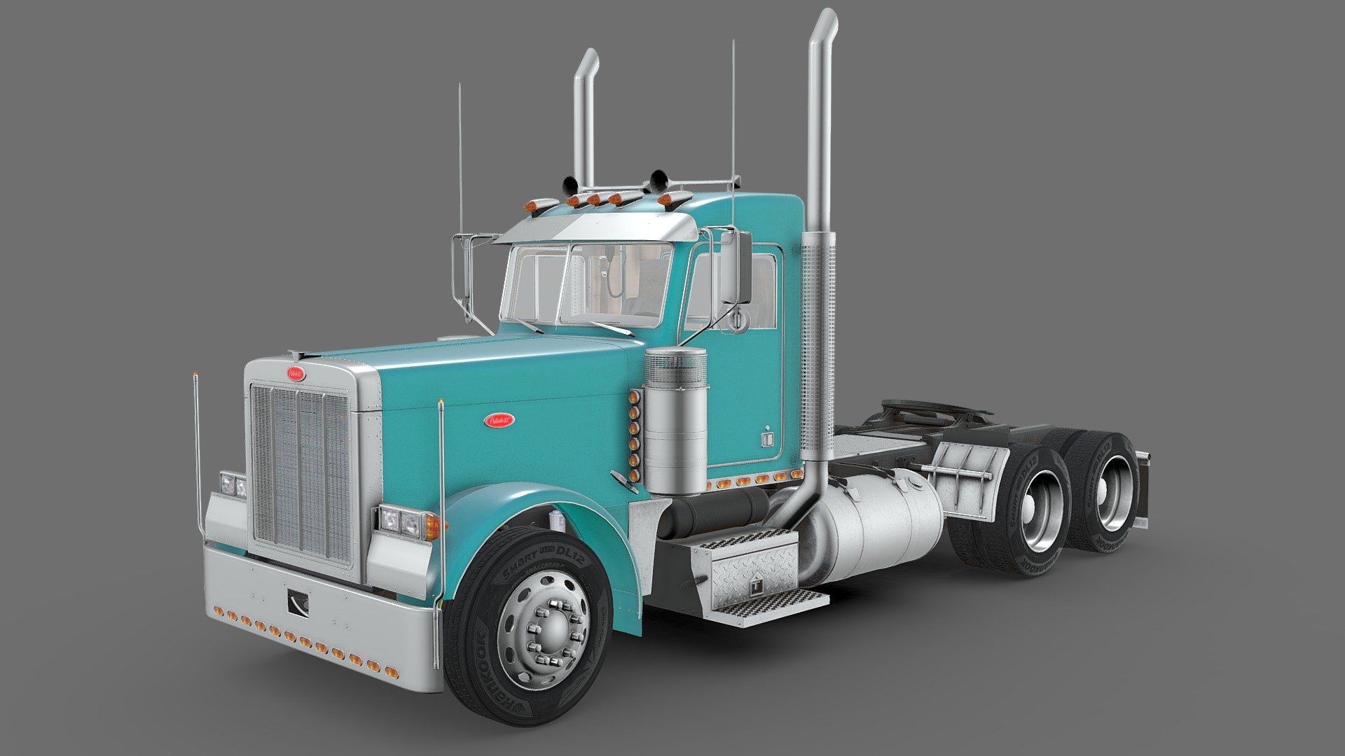 Peterbilt with interior