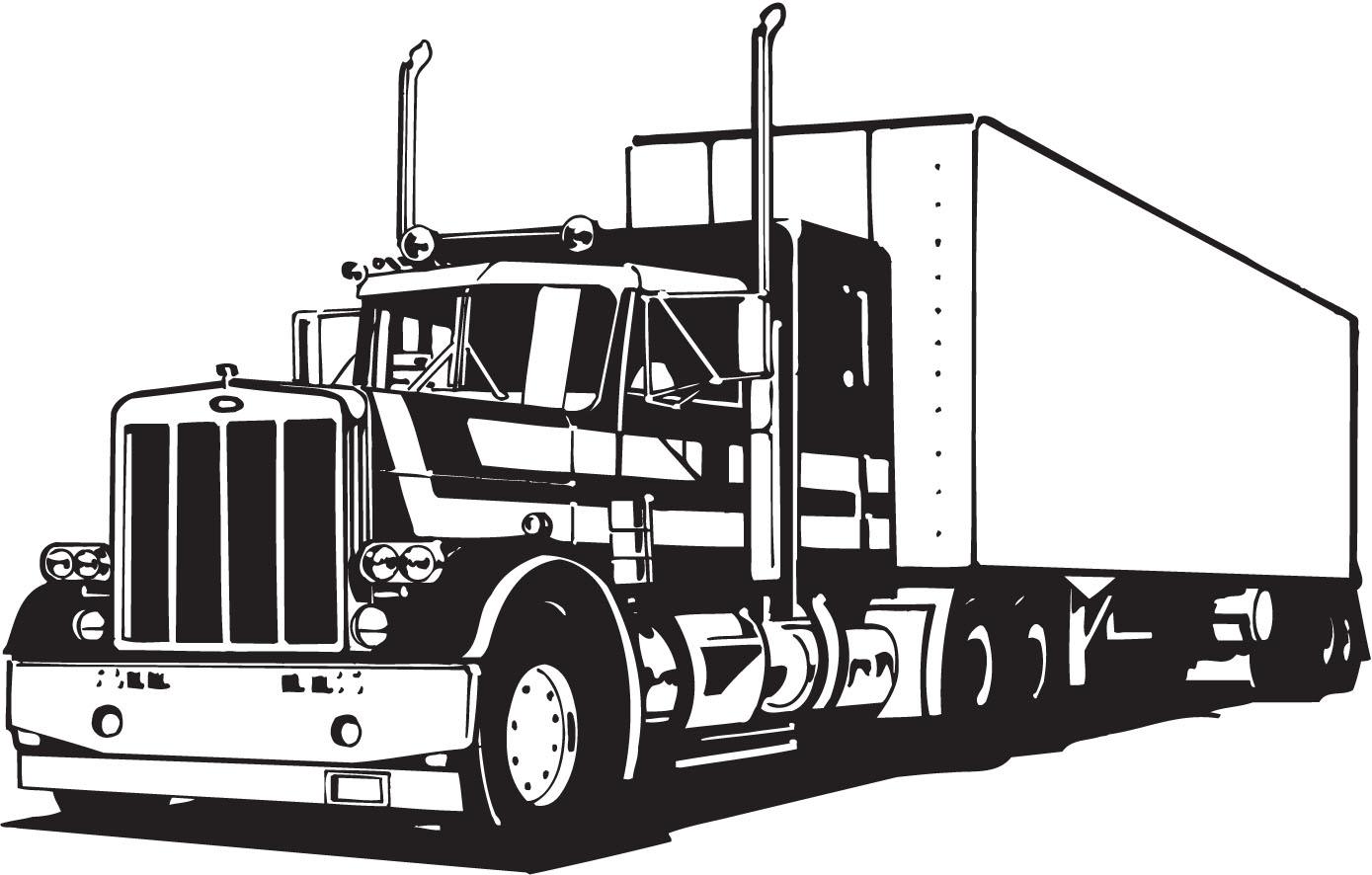 Free peterbilt silhouette download free peterbilt silhouette png images free cliparts on clipart library