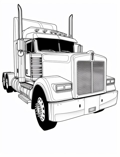 Page vintage semitruck png images