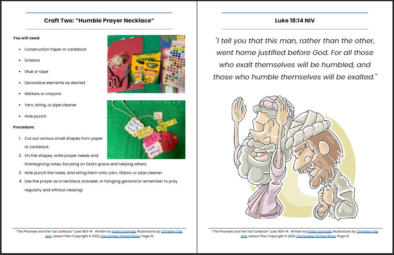 The pharisee and the tax collector luke
