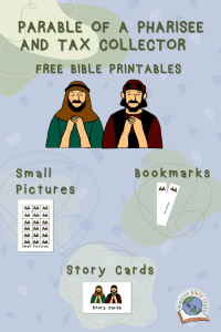 Printables parable of a pharisee and a tax collector â mission bible class