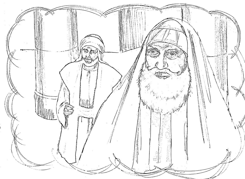 Parable of the rich man and lazarus coloring pages