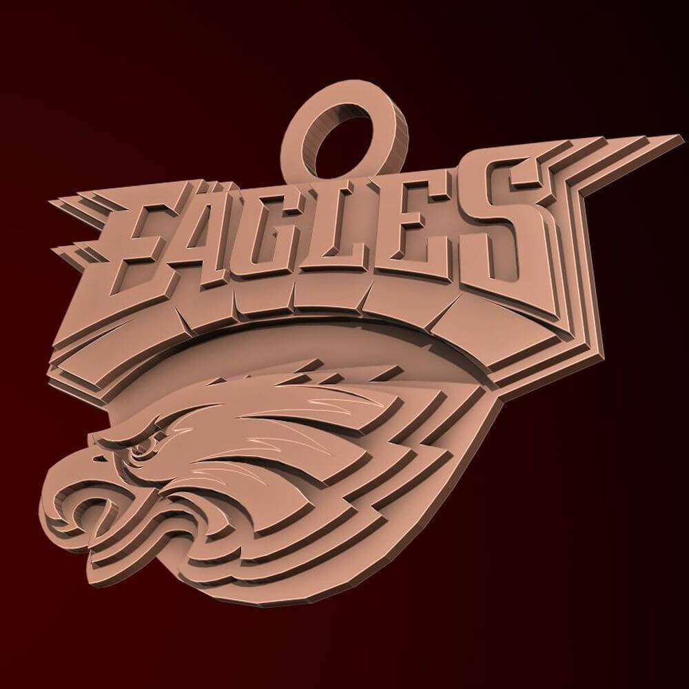 Nfl philadelphia eagles keychan logo printable