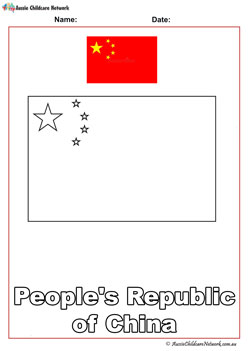 World flags colouring pages