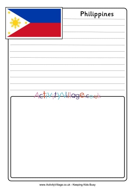 Philippines notebooking page